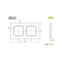 2-WAY FRAME NUTS WOOD