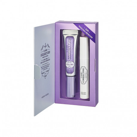 Holika Holika Ripsmetušši ja -eemaldaja komplekt Lash Correcting Mascara Remover Set 02 Define Volum