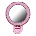 Phone stand CIRCLE MIRROR - stick-on - pink Phone stand CIRCLE MIRROR - stick-on - pink