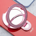 Phone stand CIRCLE MIRROR - stick-on - pink Phone stand CIRCLE MIRROR - stick-on - pink