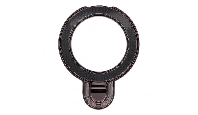 Phone stand CIRCLE - stick-on - black