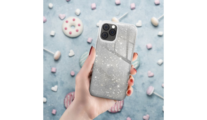 Case for iPhone 17 Pro / 18 Pro (low camera edge) Shining silver