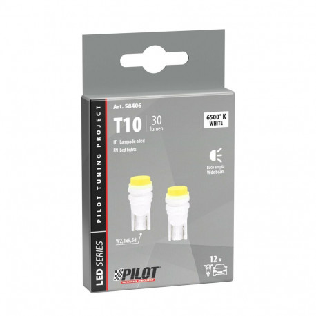 Hüperled pirnid 2tk,12V, 1 smd,valge