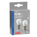 Pirn 2tk 21W BA15S , valge