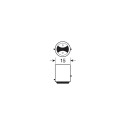 Pirn 1tk,mega led, 1 smd, 10-30V,BAY15d,