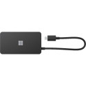 Microsoft Surface USB-C Travel Hub (black, HDMI, RJ-45, USB-A, USB-C)