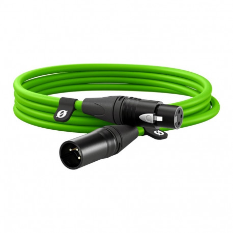 Premium XLR-kaabel XLR3M-G 3Meter, heleroheline