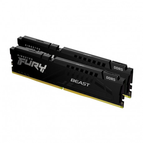 Kingston Technology mälumoodulid FURY Beast 32GB 5600MT/s DDR5 CL36 DIMM komplekt 2tk, must