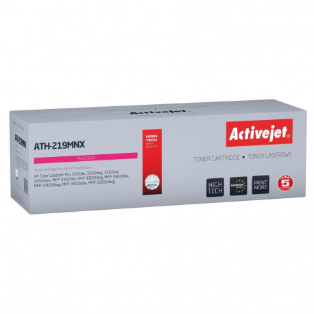 Activejet ATH-219MNX tooneri HP printerile, asendus HP 219X W2193X; Supreme; 2500 lehte; magenta, ki
