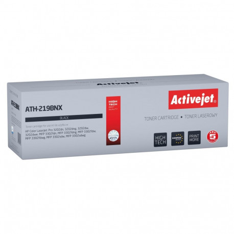 Activejet ATH-219BNX tooneri HP printerile, asendus HP 219X W2190X; Supreme; 3200 lehte; must, kiibi