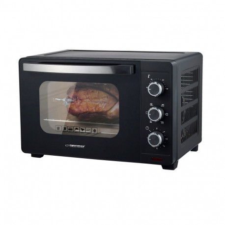 Esperanza EKO006N Mini oven with convection and spit 25 l 1600W Black