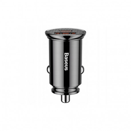 BASEUS Circular PD QC4.0+ 5A 30W must autolaadija CCALL-YS01