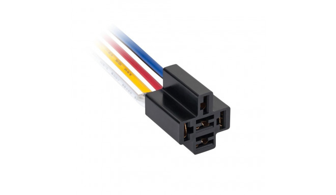 Gniazdo przekaźnika samoch.z kablem (10 tk.)