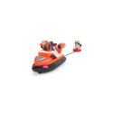 PAW Patrol Fire Rescue: Zuma Rescue Fire Boat with Action Figure, Launching Lifesaver, Raccoon &