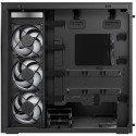 "Arctic Xtender (Black) mirrow black window with GPU vertical mount"