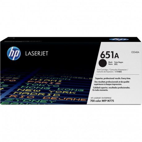 "HP 651A original Toner cartridge CE340A black standard capacity 13.500 pages 1-pack"