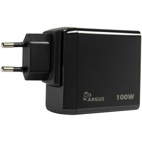 INTER-TECH laadija PD-3100 USB-C 100W, must