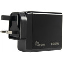 "Charger USB-C 100W Black INTER-TECH PD-3100"