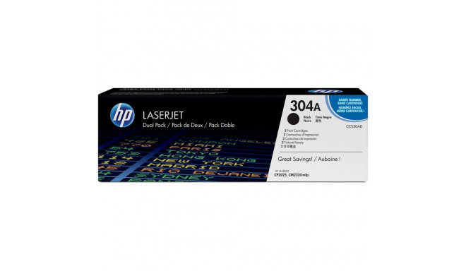HP tooner 304A CC530AD Double Pack, must