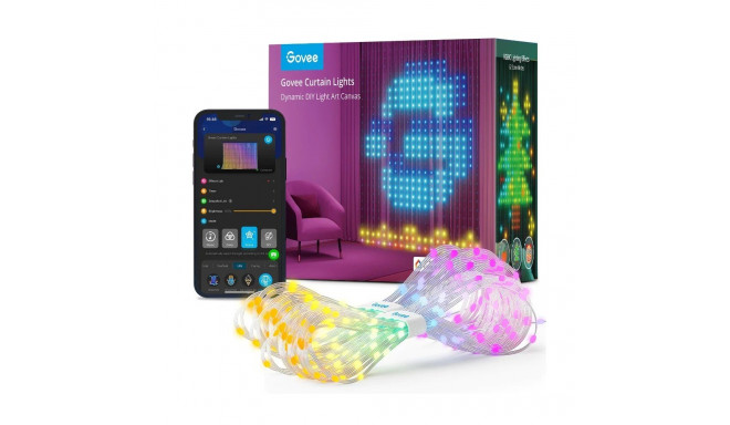 Govee H70B1 kardinavalgus | kardin, LED kardin | Wi-Fi, Bluetooth, RGBIC, IP65