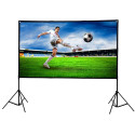 Extralink Foldable Projection Screen 84" PSF-84 Foldable projection screen 16:9, 186x105cm, white