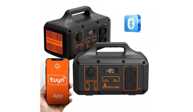 Extralink Power Ranger EPS-S500S Jackery, Bluetti, Ecoflow asendus jõujaam 510,6Wh, liitiumioon, Tuy
