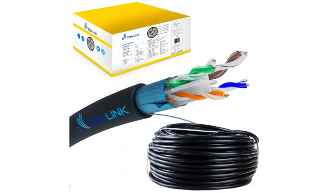 Extralink CAT6 FTP (F/UTP) välitingimustesse geeliga keerdpaar 305M