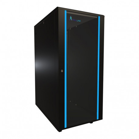 Extralink 27U 600x1000 Black Rackmount cabinet standing