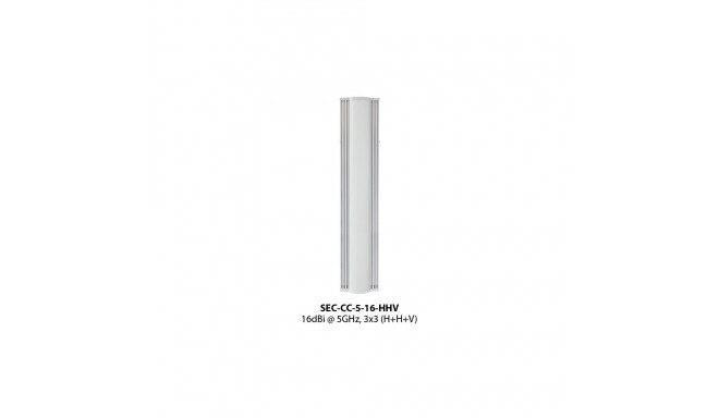 RF Elements SEC-CC-5-16-HHV sektorantenn MIMO, 5GHz, 16dBi, 3x RP-SMA