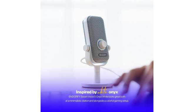 MICROPHONE SOLUM VOICE S OWH/USB-C WHITE EY1B015 ENDORFY