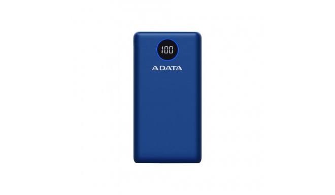 ADATA P20000QCD akupank 20000mAh sinine