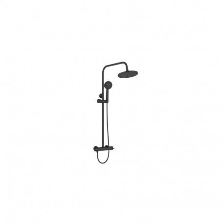 SHOWER COLUMN KAWALA WITH MIXER BLACK