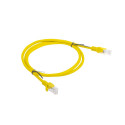 PATCHCORD CAT.6 UTP 1M YELLOW FLUKE PASSED LANBERG