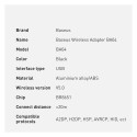 Baseus BA04 mini Bluetooth 5.0 USB adapter receiver transmitter for computer black (ZJBA000001)