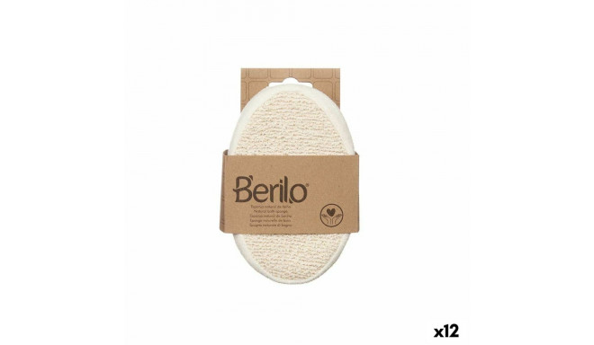 Käsn kehale Berilo B7081-8 B7081-8 Valge Beež 15 x 5 x 10 cm (12 Ühikut)