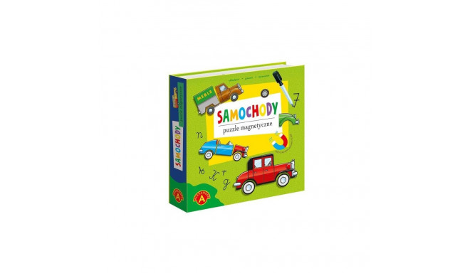 Puzzle magnetyczne samochody