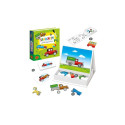 Puzzle magnetyczne samochody