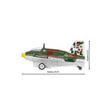 Klocki messerschmitt me 163b komet 543 elementów