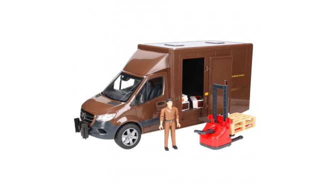 Mercedes-Benz Sprinter UPS sõiduk juhiga ja tarvikutega