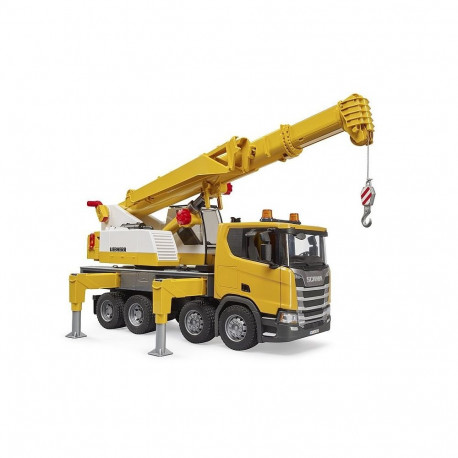 Pojazd scania super 560r ciężarówka z dźwigiem