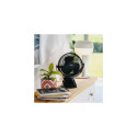 AD 7342 black Wentylator biurkowy z klipsem |akumulatorowy| 15,5 cm | 360° obrót| usb-c |