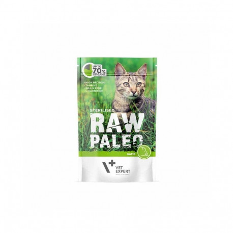 Wet Cat Food - RAW PALEO Adult Sterilised Venison 100g