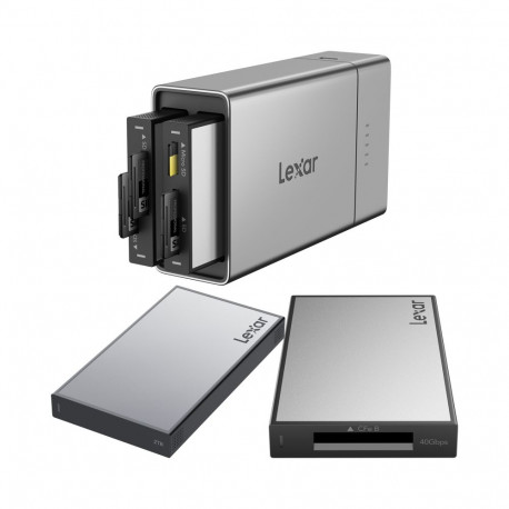 Lexar Professional Workflow Go I CFexpress 4.0 Type B lugeja ja 2TB SSD