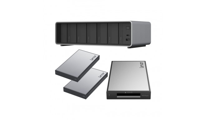Lexar Professional Workflow Pro CFexpress Type B lugeja ja 2x2TB SSD