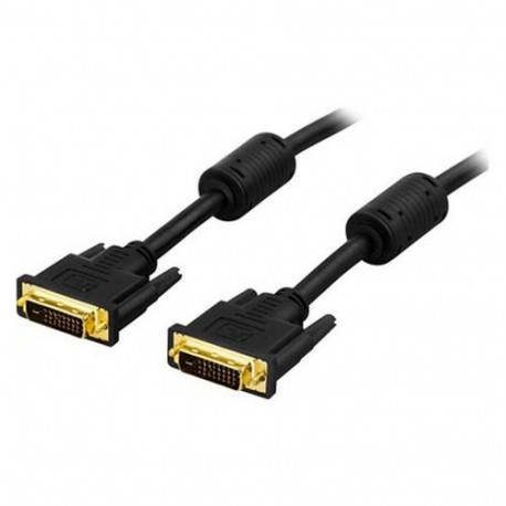 Deltaco DVI-600A DVI cable 2 m DVI-D Black