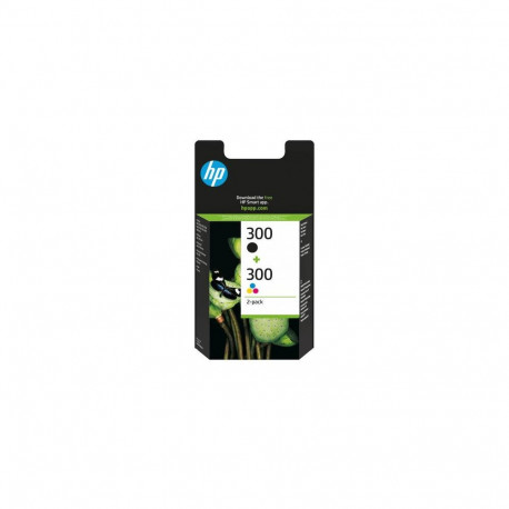 HP 300 2-pack Black/Tri-color Original Ink Cartridges