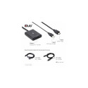 CLUB3D HDMI + Micro USB to DisplayPort™ 4K120Hz or 8K30Hz M/F Active Adapter
