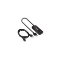CLUB3D HDMI + Micro USB to DisplayPort™ 4K120Hz or 8K30Hz M/F Active Adapter