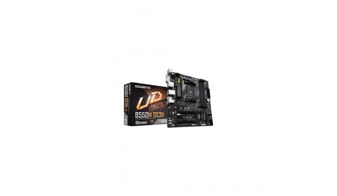 GIGABYTE B550M DS3H Motherboard - AMD Ryzen 5000 CPUs, 5+3 Phases VRM, up to 4733MHz DDR4, 1xPCIe 4.