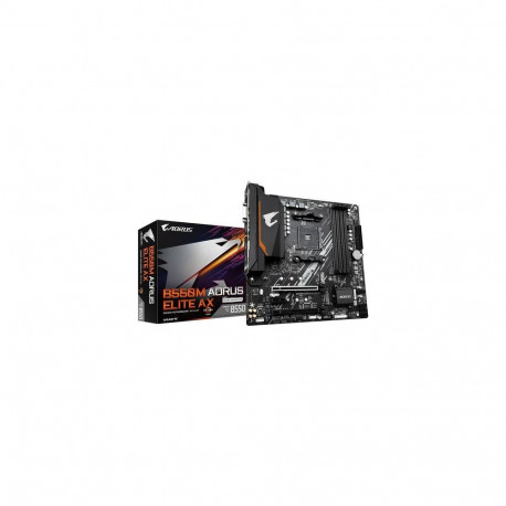 GIGABYTE B550M AORUS ELITE AX Motherboard - AMD Ryzen 5000 CPUs, 5+3 Phases VRM, up to 4733MHz DDR4,